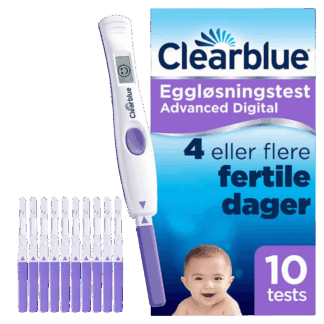 Clearblue Advanced Digital Eggløsningstest - 10-pack