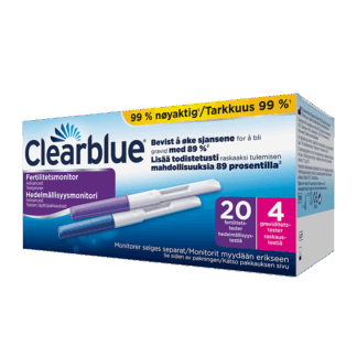 Testpinner til Clearblue ADVANCED fertilitetsmonitor, 20 + 4