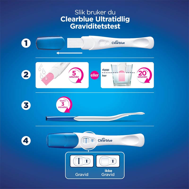 Clearblue Graviditetstest Ultratidlig - 1 stk - Bilde 2